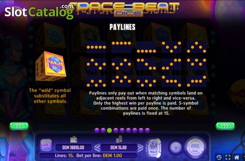 Οθόνη9. Space Beat Dice Κουλοχέρης