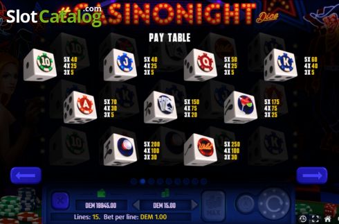 Οθόνη9. Casinonight Dice Κουλοχέρης