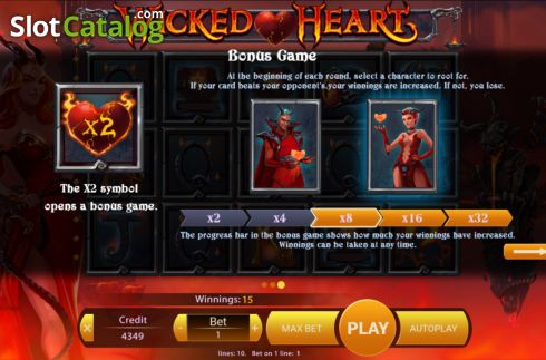 Οθόνη6. Wicked Heart Κουλοχέρης
