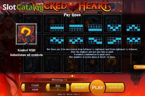 Οθόνη8. Wicked Heart Κουλοχέρης