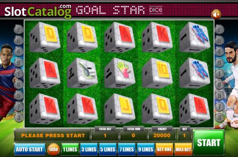 Οθόνη2. Goal Star Dice Κουλοχέρης