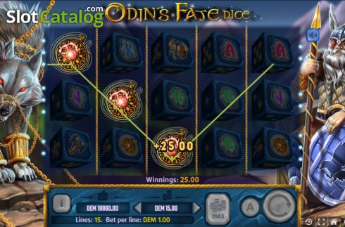 Οθόνη5. Odins Fate Dice Κουλοχέρης