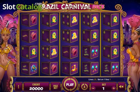 Οθόνη2. Brazil Carnival Dice Κουλοχέρης