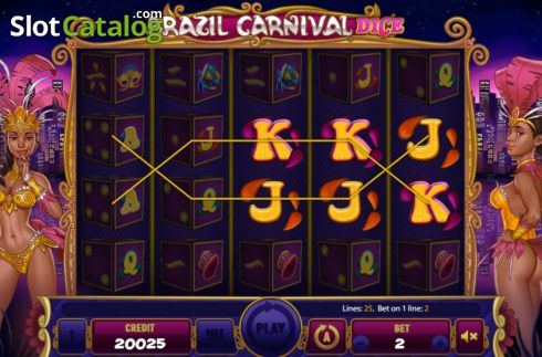 Οθόνη4. Brazil Carnival Dice Κουλοχέρης