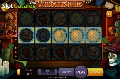 Οθόνη5. Voodoo Spells Κουλοχέρης 