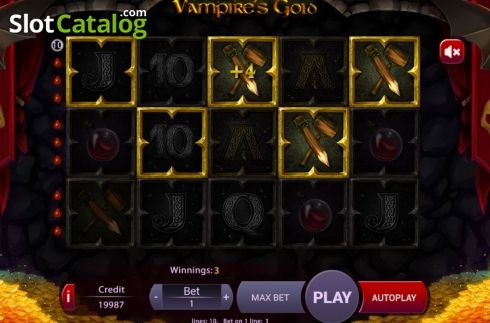 Οθόνη4. Vampires Gold Κουλοχέρης