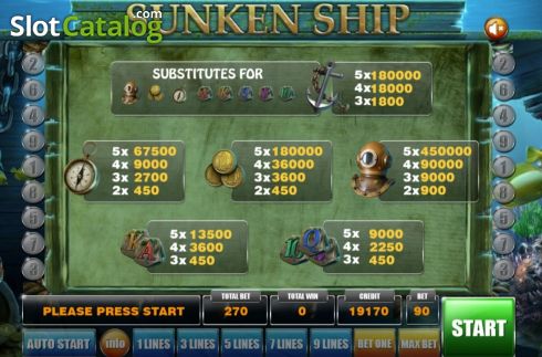 Οθόνη8. Sunken Ship Κουλοχέρης