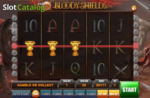 Οθόνη3. Bloody Shields Κουλοχέρης 