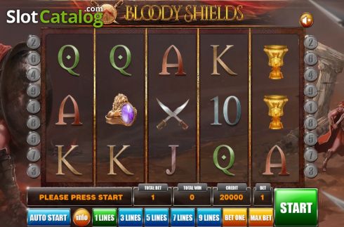 Οθόνη2. Bloody Shields Κουλοχέρης 
