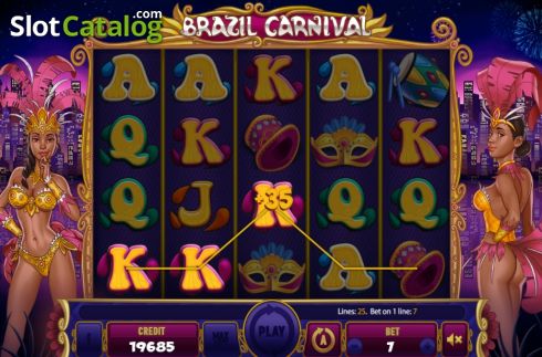 Οθόνη3. Brazil Carnival Κουλοχέρης