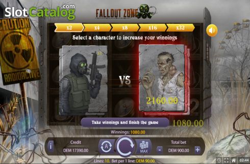 Οθόνη6. Fallout Zone Κουλοχέρης