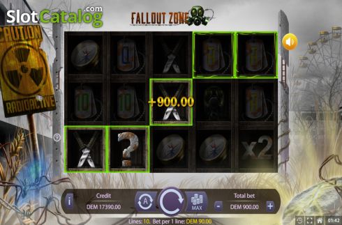Οθόνη4. Fallout Zone Κουλοχέρης