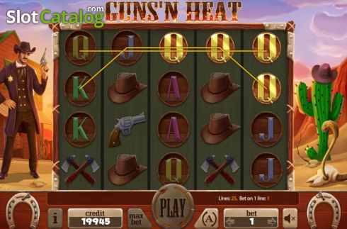 Οθόνη4. Guns n Heat Κουλοχέρης