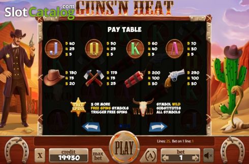 Οθόνη6. Guns n Heat Κουλοχέρης