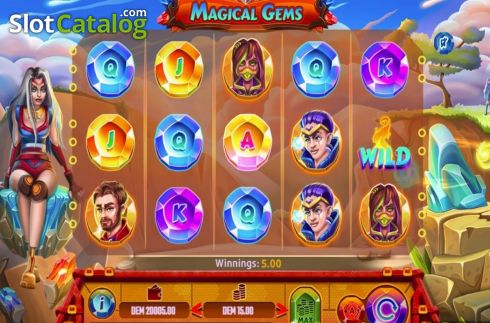 Οθόνη2. Magical Gems Κουλοχέρης