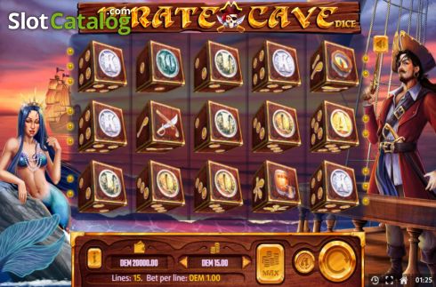 Οθόνη2. Pirate Cave Dice Κουλοχέρης 