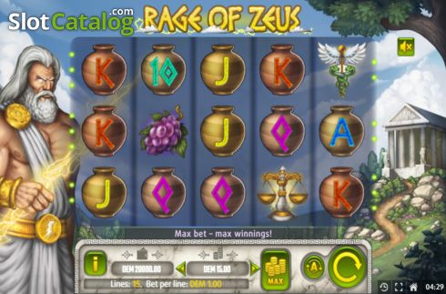 Οθόνη1. Rage of Zeus Κουλοχέρης