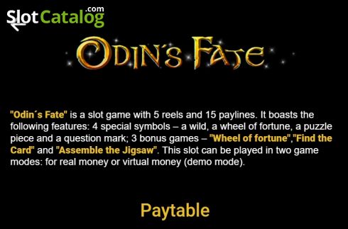 Οθόνη6. Odins Fate Κουλοχέρης