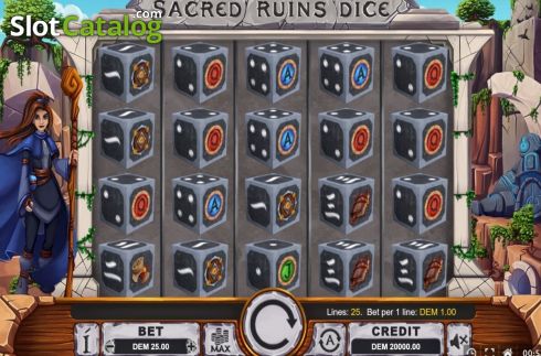 Οθόνη2. Sacred Ruins Dice Κουλοχέρης