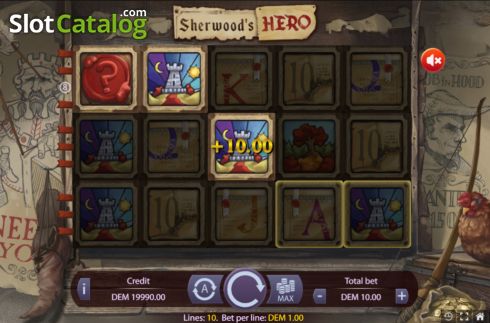 Οθόνη3. Sherwoods Hero Κουλοχέρης