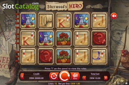 Οθόνη2. Sherwoods Hero Κουλοχέρης