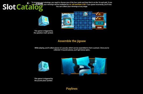 Οθόνη6. Snow Antarctic Dice Κουλοχέρης