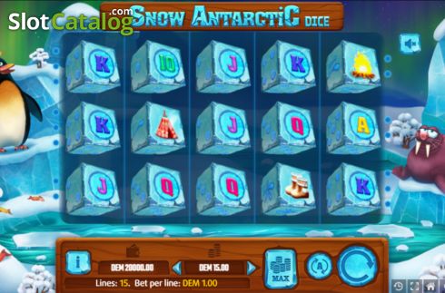 Οθόνη2. Snow Antarctic Dice Κουλοχέρης