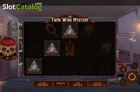 Οθόνη3. The Twin Wins Mystery Κουλοχέρης
