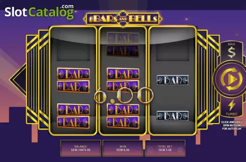 Οθόνη3. #Bars And Bells (Mancala Gaming) Κουλοχέρης