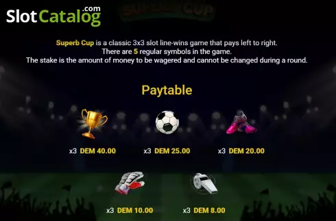 Οθόνη5. Superb Cup Κουλοχέρης