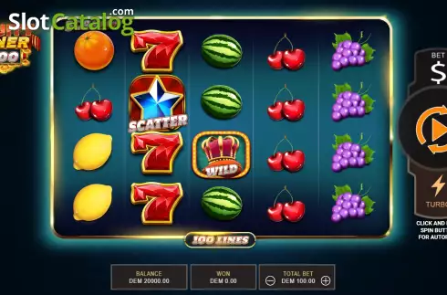 Οθόνη2. Fruityliner 100 Κουλοχέρης