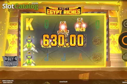 Οθόνη4. Mighty Egypt Riches Κουλοχέρης