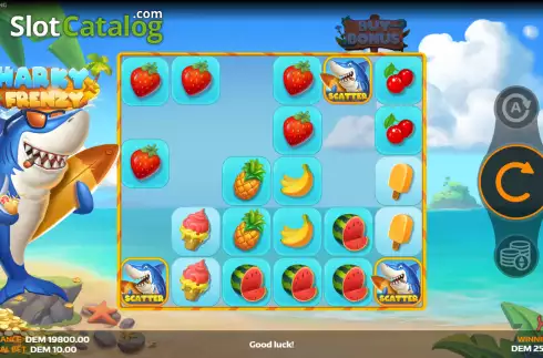 Οθόνη4. Shark Frenzy (Mancala Gaming) Κουλοχέρης