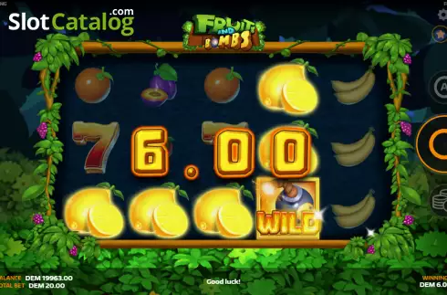 Οθόνη3. Fruits and Bombs Κουλοχέρης