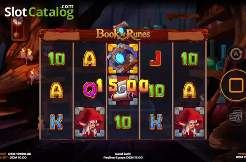 Οθόνη3. Book of Runes Κουλοχέρης