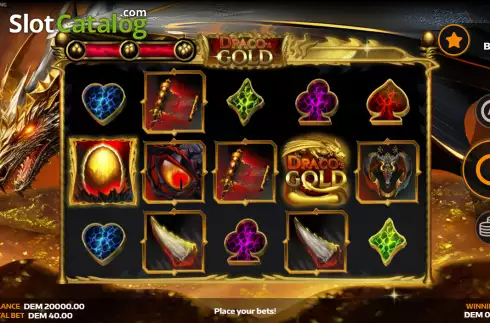 Οθόνη2. Draco's Gold Κουλοχέρης