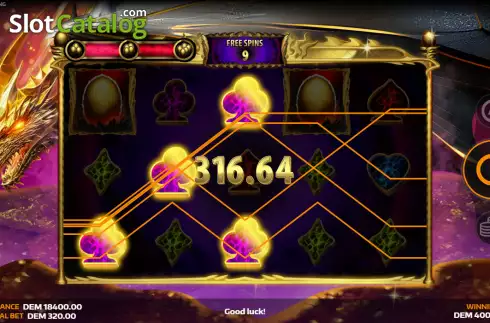 Οθόνη3. Draco's Gold Κουλοχέρης