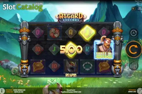 Οθόνη3. Asgard Legends Κουλοχέρης
