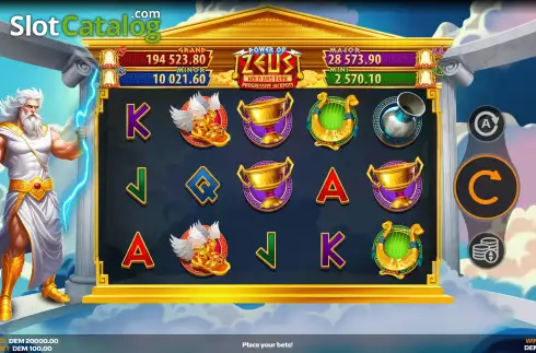 Οθόνη2. Power of Zeus (Mancala Gaming) Κουλοχέρης