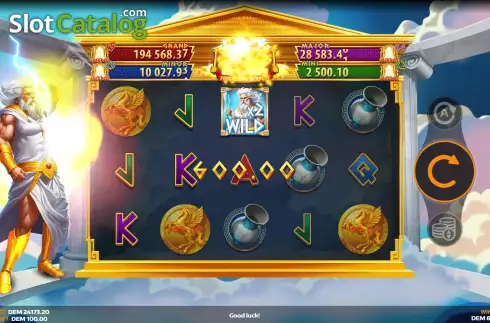 Οθόνη3. Power of Zeus (Mancala Gaming) Κουλοχέρης