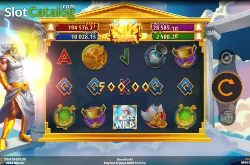 Οθόνη4. Power of Zeus (Mancala Gaming) Κουλοχέρης