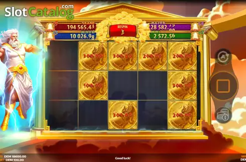Οθόνη8. Power of Zeus (Mancala Gaming) Κουλοχέρης
