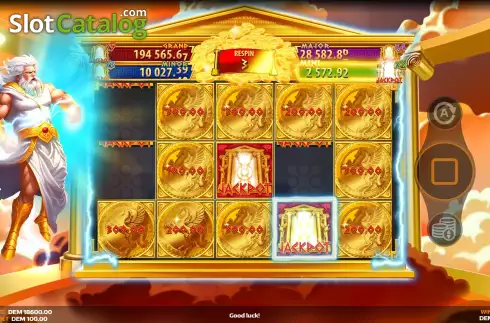 Οθόνη9. Power of Zeus (Mancala Gaming) Κουλοχέρης