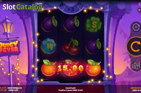 Οθόνη3. Juicy Fever Κουλοχέρης