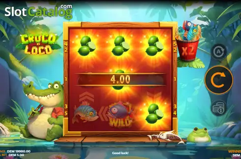 Οθόνη3. Croco el Loco Κουλοχέρης 
