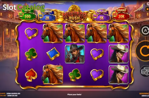 Οθόνη2. Mustang Rush Κουλοχέρης
