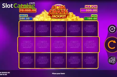 Οθόνη2. Coin Craze Jackpot Κουλοχέρης