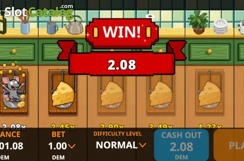 Οθόνη3. Cheese Chase (Mancala Gaming) Κουλοχέρης