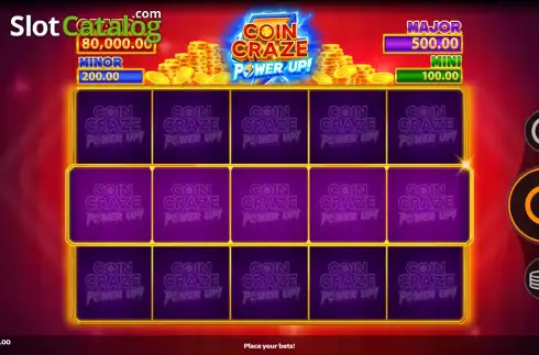 Οθόνη2. Coin Craze PowerUp Κουλοχέρης 