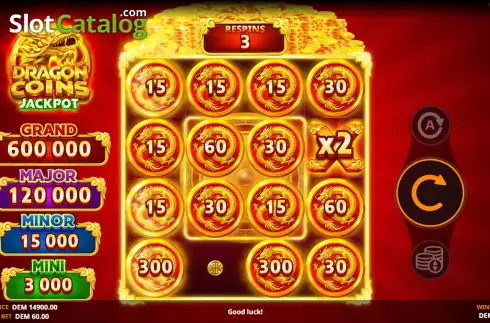 Οθόνη3. Dragon Coins Jackpot Κουλοχέρης